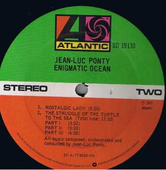 LP Jean-Luc Ponty: Enigmatic Ocean 644488