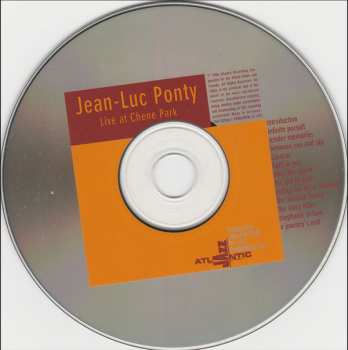 CD Jean-Luc Ponty: Live At Chene Park 596766