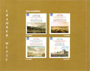 CD Jean Marie Leclair: Violin Sonatas • Book 3:  Op. 5, Nos. 5–8 459791