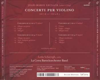 CD Jean Marie Leclair: Concerti Per Violino, Vol. III (Op. 7 &10 – Nos 4 & 5) 596918