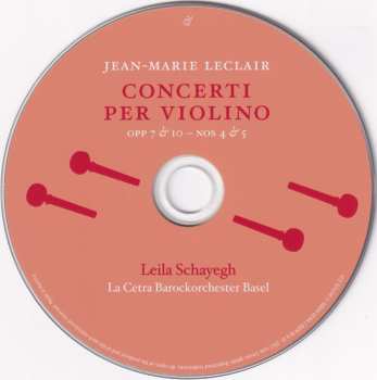 CD Jean Marie Leclair: Concerti Per Violino, Vol. III (Op. 7 &10 – Nos 4 & 5) 596918