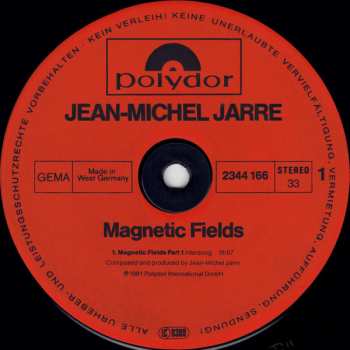 LP Jean-Michel Jarre: Magnetic Fields 603325