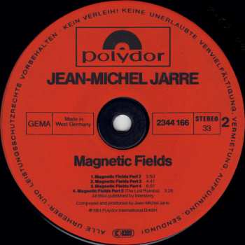 LP Jean-Michel Jarre: Magnetic Fields 603325