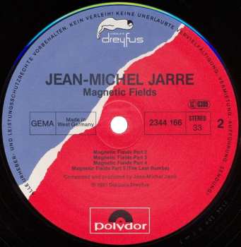 LP Jean-Michel Jarre: Magnetic Fields 603355