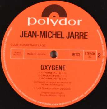 LP Jean-Michel Jarre: Oxygène 649787