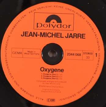 LP Jean-Michel Jarre: Oxygene 655664