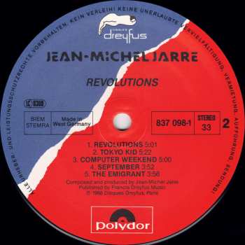 LP Jean-Michel Jarre: Revolutions 655985