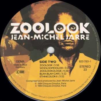 LP Jean-Michel Jarre: Zoolook 655663