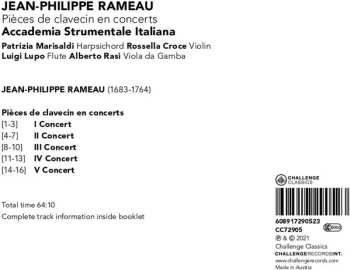 CD Jean-Philippe Rameau: Pièces De Clavecin En Concerts 573764