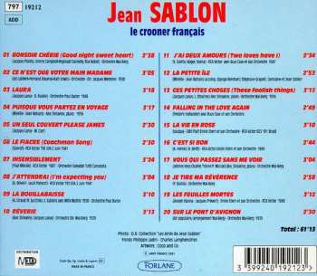 CD Jean Sablon: Le Crooner Français 649701