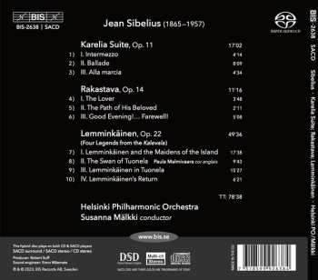 SACD Jean Sibelius: Karelia Sutie / Rakastava / Lemminkäinen 628578