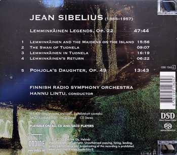 SACD Jean Sibelius: Lemminkäinen Legends - Pohjola's Daughter 386047