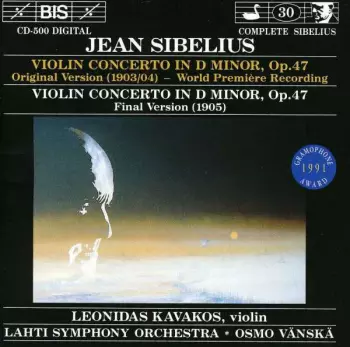 Violin Concerto In D Minor, Op. 47 (Both Versions)