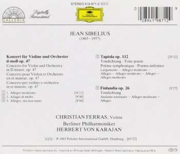 CD Berliner Philharmoniker: Violinkonzert - Finlandia - Tapiola 154750