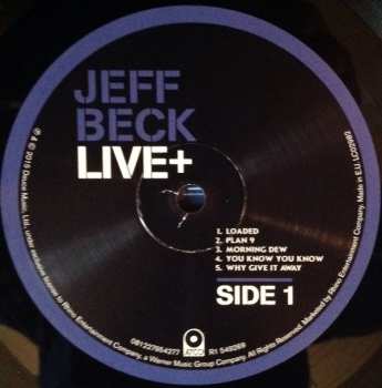 2LP Jeff Beck: Live+ 569946