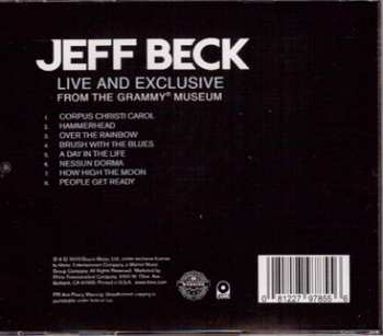 CD Jeff Beck: Live And Exclusive From The Grammy Museum 583818