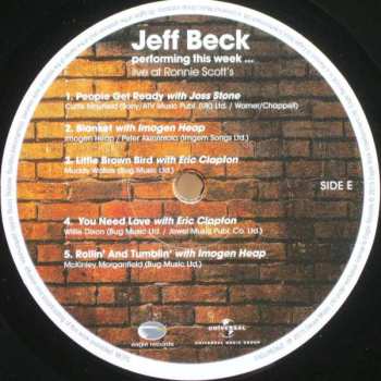 3LP Jeff Beck: Jeff Beck Performing This Week...Live At Ronnie Scott's LTD | CLR 631257