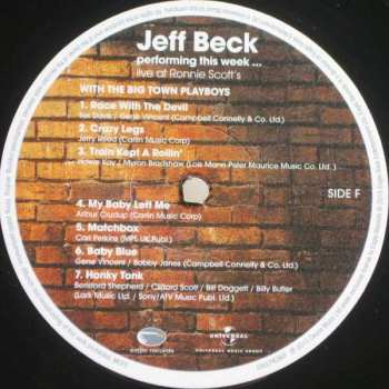 3LP Jeff Beck: Jeff Beck Performing This Week...Live At Ronnie Scott's LTD | CLR 631257