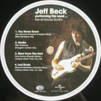 3LP Jeff Beck: Jeff Beck Performing This Week...Live At Ronnie Scott's LTD | CLR 631257