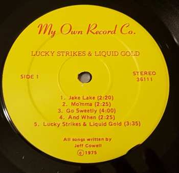 LP Jeff Cowell: Lucky Strikes And Liquid Gold 84041