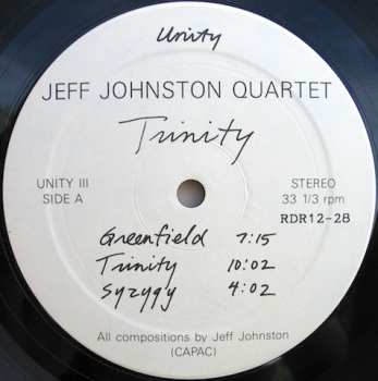 LP Jeff Johnston Quartet: Trinity 574993