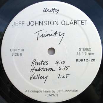 LP Jeff Johnston Quartet: Trinity 574993