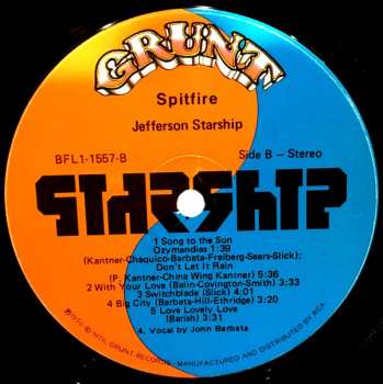 LP Jefferson Starship: Spitfire 571249