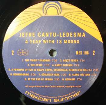 LP Jefre Cantu-Ledesma: A Year With 13 Moons LTD 565834