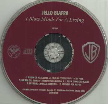 2CD Jello Biafra: I Blow Minds For A Living 614710