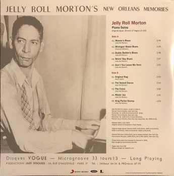 LP Jelly Roll Morton: Jelly Roll Morton's New Orleans Memories CLR 70366