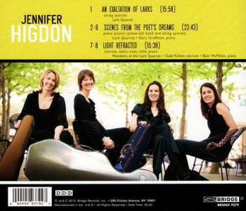 CD Jennifer Higdon: An Exaltation Of Larks 453034