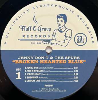 LP Jenny Don't And The Spurs: Broken Hearted Blue 562479