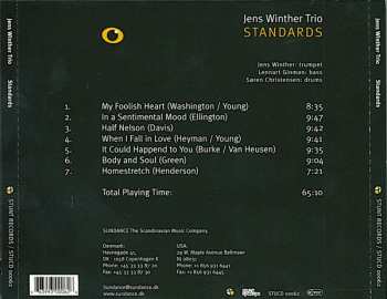 CD Jens Winther Trio: Standards 545507