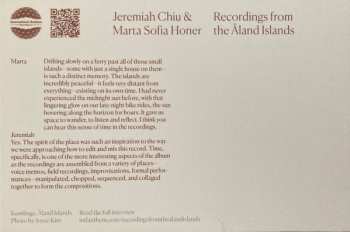 LP Jeremiah Chiu: Recordings From The Åland Islands 575255