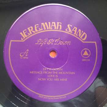 LP Jeremiah Sand: Lift It Down 572372