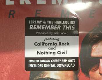 LP Jeremy And The Harlequins: Remember This CLR | LTD 583728