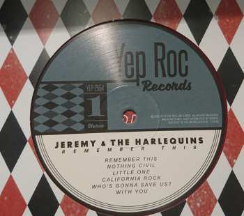 LP Jeremy And The Harlequins: Remember This CLR | LTD 583728