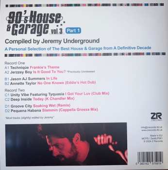 2LP Jeremy 'Underground Paris': 90's House & Garage Vol.3 (Part 1) 615736