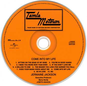 CD Jermaine Jackson: Come Into My Life 546564