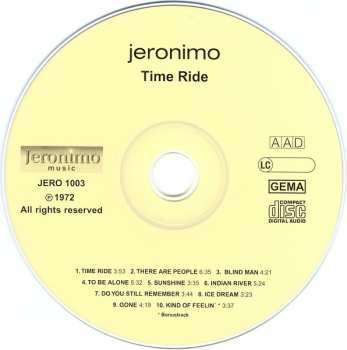 CD Jeronimo: Time Ride 36637