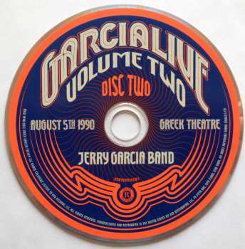 2CD The Jerry Garcia Band: GarciaLive Volume Two (August 5th 1990 Greek Theatre) 639890