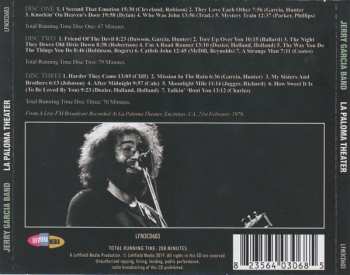 3CD The Jerry Garcia Band: La Paloma Theater 1976 555062