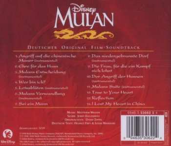 CD Jerry Goldsmith: Mulan (Deutscher Original Film-Soundtrack) 579693