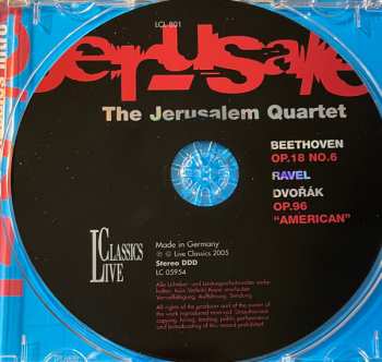 CD Jerusalem String Quartet: String Quartets 592331