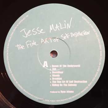 2LP Jesse Malin: The Fine Art Of Self Destruction LTD 63882