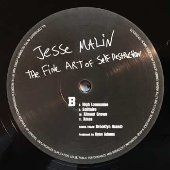 2LP Jesse Malin: The Fine Art Of Self Destruction LTD 63882