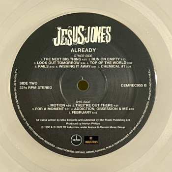 LP Jesus Jones: Already CLR 608202