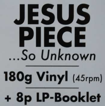 LP Jesus Piece: ...So Unknown LTD 571764