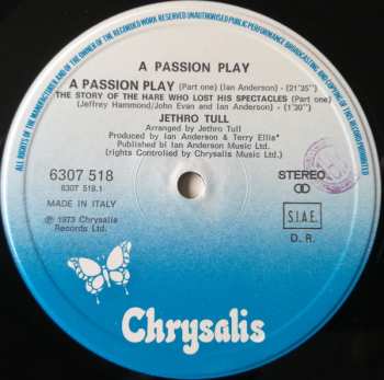 LP Jethro Tull: A Passion Play 653401