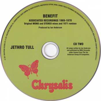 4CD/2DVD Jethro Tull: Benefit (The 50th Anniversary Enhanced Edition) 394655